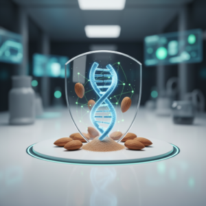 Innovations in Plant-Based Foods and Microphysiological Systems – DNA Protection through Almonds